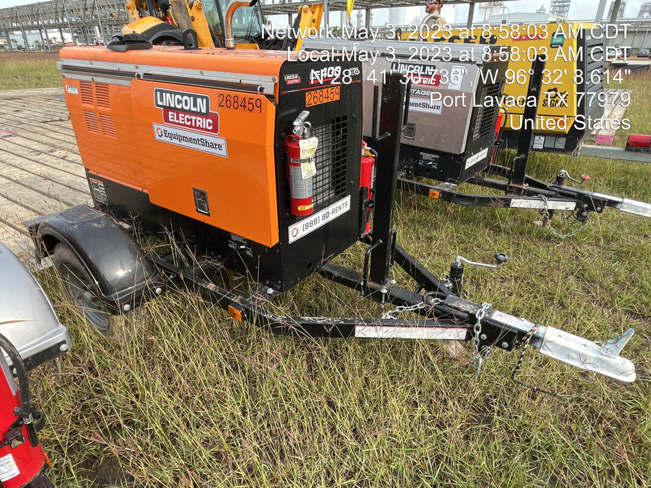 2022 Lincoln Electric LE400 Kubota V1505, Trlr, Cable Rack, Light Kit, ES Decals, T3