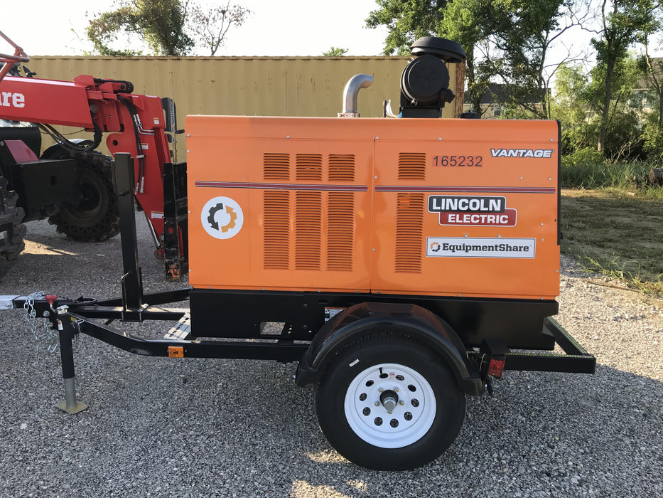2021 Lincoln Electric Vantage 549X Ready Pak 3, ORANGE (includes trailer, cable rack, fender light kit)