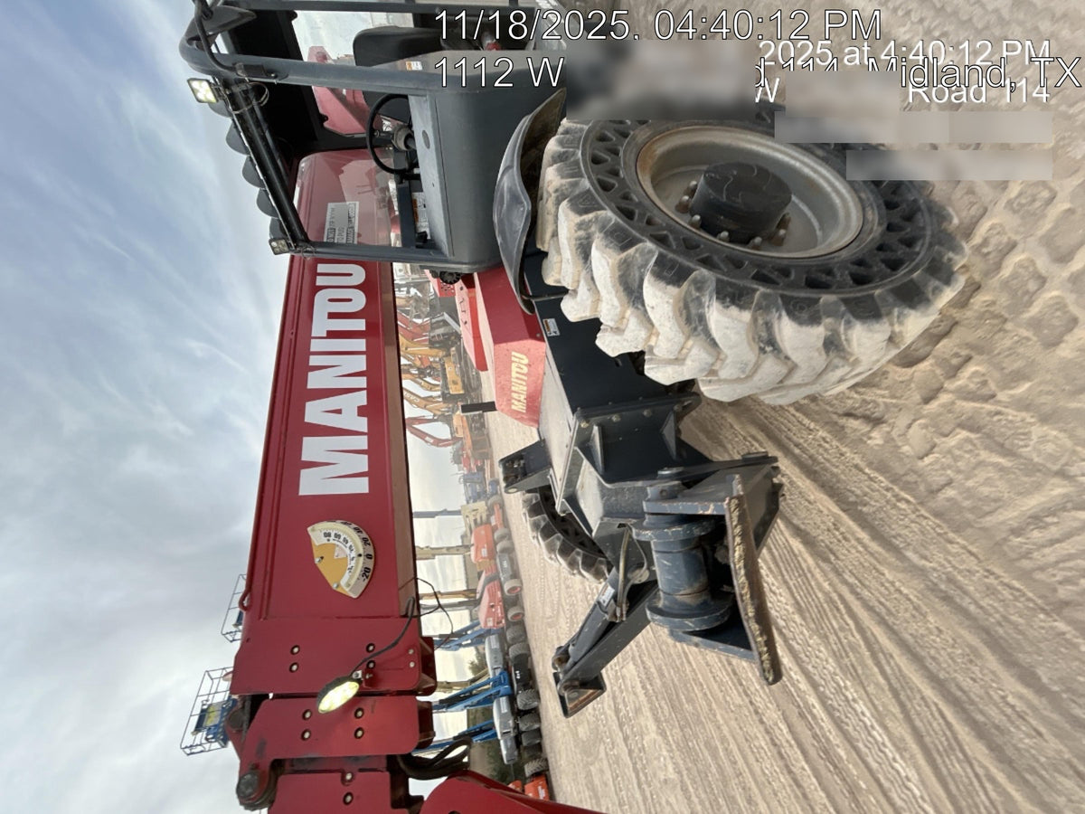 2018 Manitou MTA10055 Manitou MTA10055 - Canopy, Worklights, Beacon, 66" Carriage, 60" Forks, Solid Tires, Aux Hydraulics