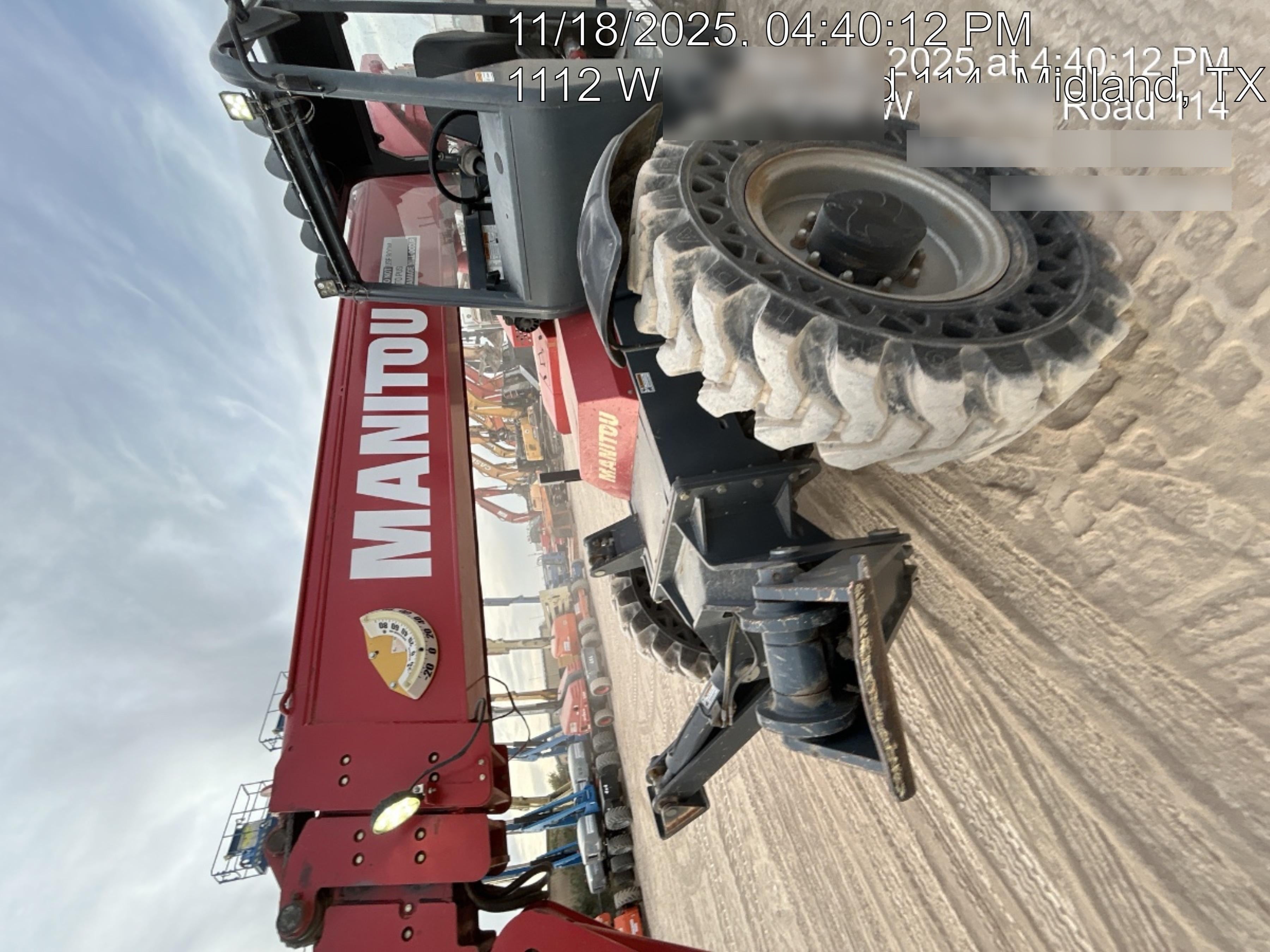 2018 Manitou MTA10055 Manitou MTA10055 - Canopy, Worklights, Beacon, 66" Carriage, 60" Forks, Solid Tires, Aux Hydraulics