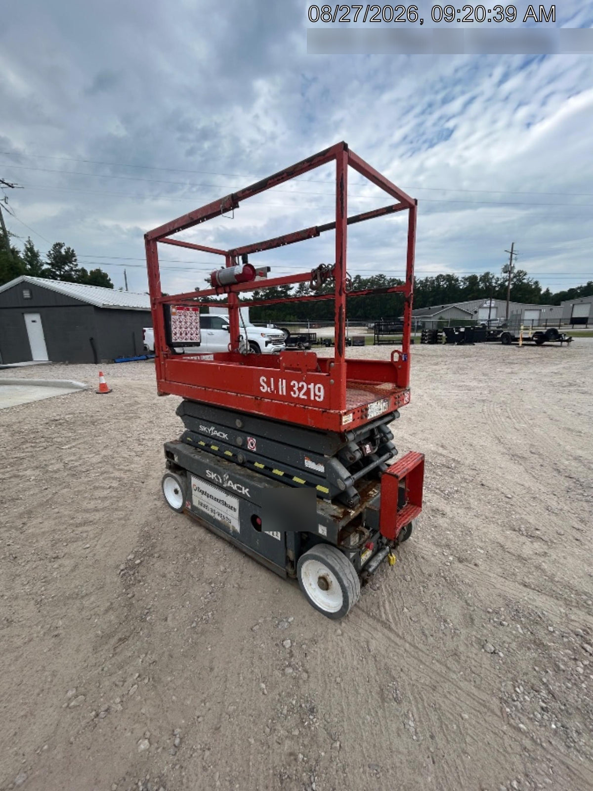 2019 Skyjack SJIII-3219 Standard Options, Trojan Batteries