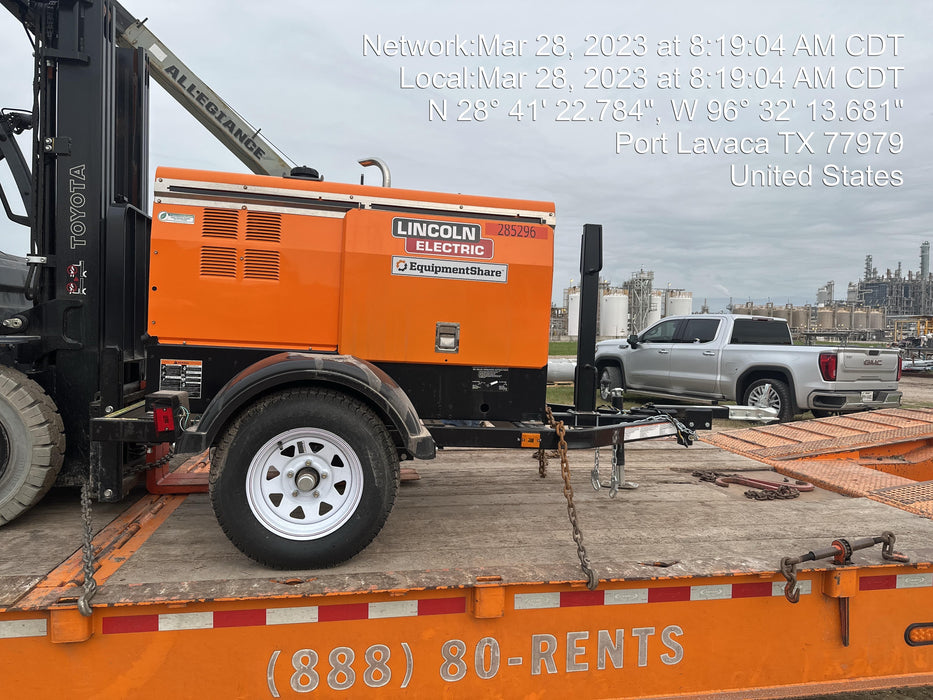 2022 Lincoln Electric LE400 Kubota V1505, Trlr, Cable Rack, Light Kit, ES Decals, T3