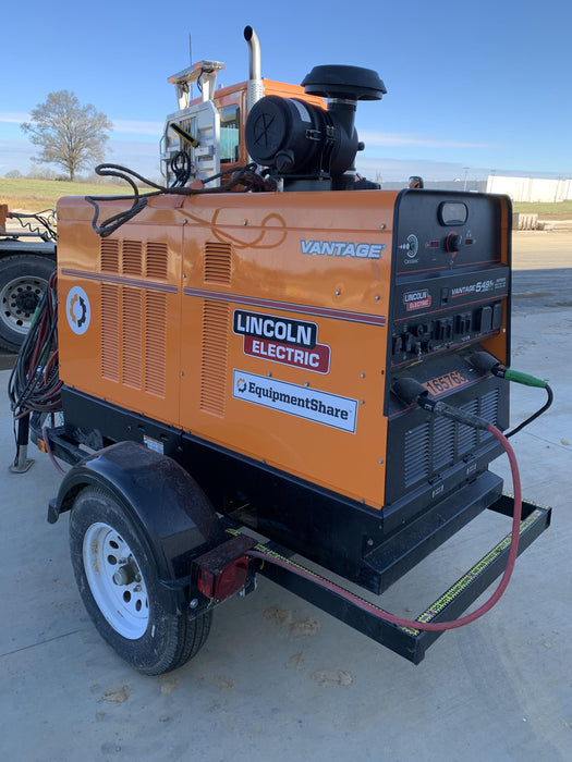 2021 Lincoln Electric Vantage 549X Ready Pak 3, ORANGE (includes trailer, cable rack, fender light kit)