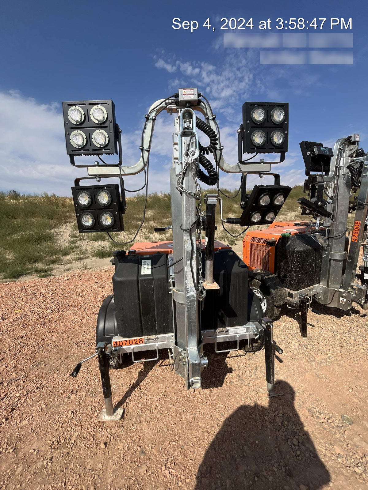 2024 Wanco WLTT-4MM4K Diesel, Deep Sea Controller, Shore Power Plug, Auto Start, (4) 350W LED Floodlights, 4kW Generator, 60 Gal Fuel Tank, 2" Ball, T3