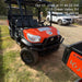 2021 Kubota RTV-X1140W-H Plastic Canopy, Windshield Acrylic Clear, LED Strobe Light, Wire Harness Kit, Back up Alarm