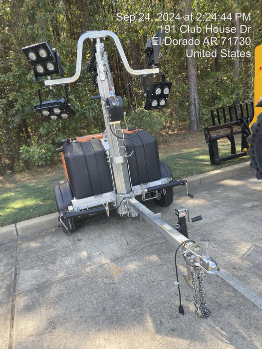 2024 Wanco WLTT-4MM4K Diesel, Deep Sea Controller, Shore Power Plug, Auto Start, (4) 350W LED Floodlights, 4kW Generator, 60 Gal Fuel Tank, 2" Ball, T3