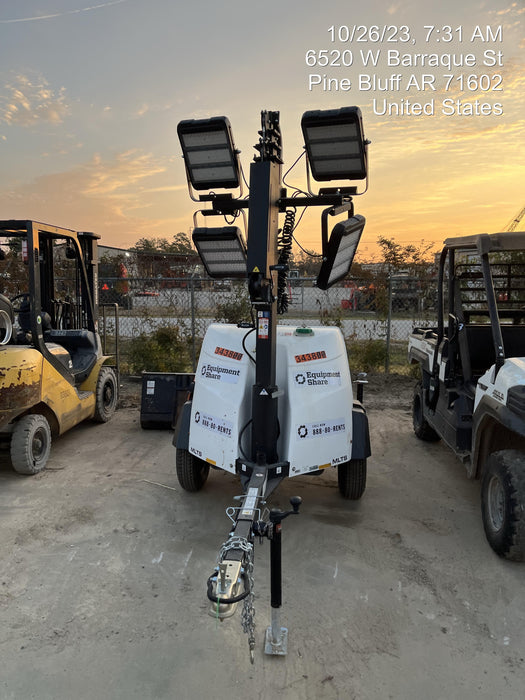 2023 Generac MLT2 Diesel, Flex Switch 120V Input, Powerzone Controller, (4) 320W LED Lights, 4kW Generator, 39.9 Gal Fuel Tank, 2" Ball, T3