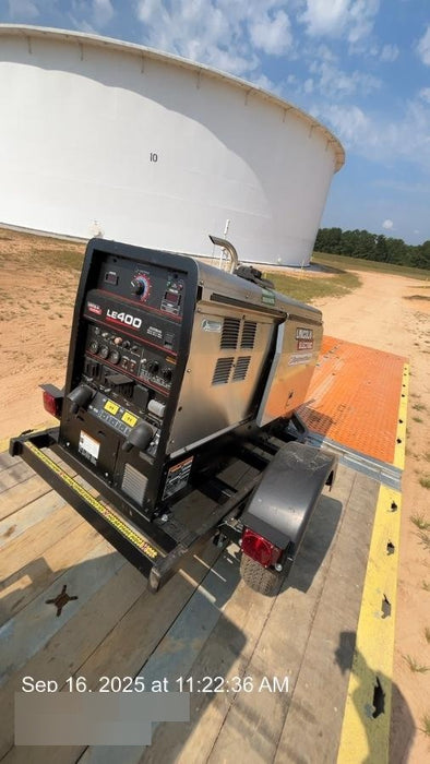 2024 Lincoln Electric LE400 Kubota V1505, Trlr, Cable Rack, Light Kit, ES Decals, T3