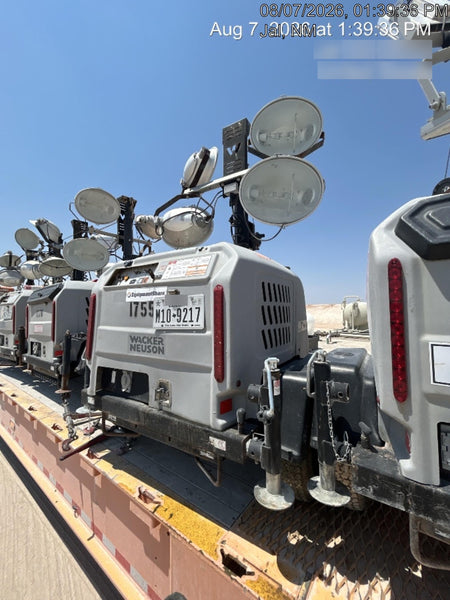 Wacker Neuson LTV6K-MH Wacker Neuson LTV6K Mobile Light Tower w/Fuel Level Sensor Installed