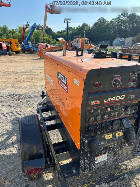 2022 Lincoln Electric LE400 Kubota V1505, Trlr, Cable Rack, Light Kit, ES Decals, T3