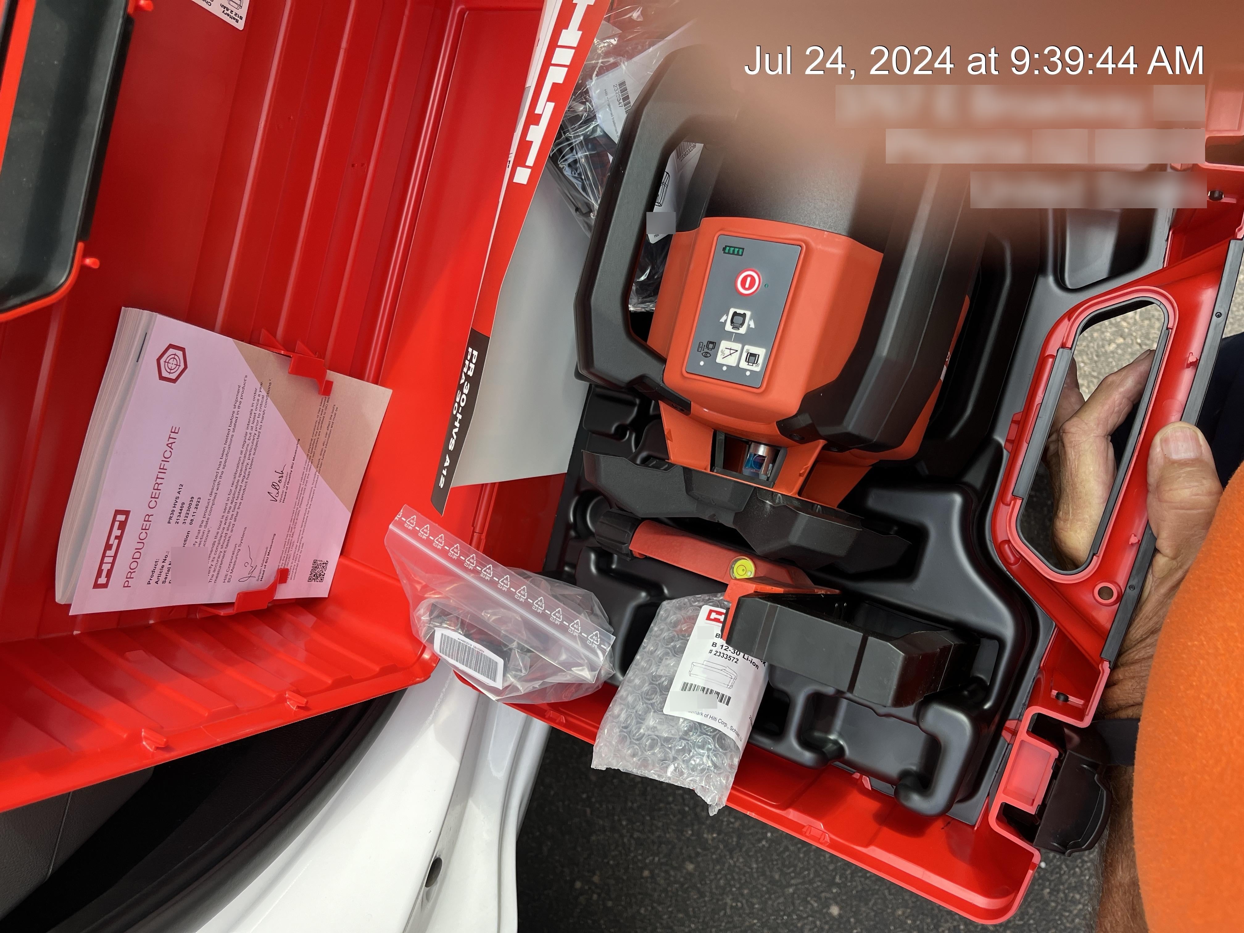 2020 HILTI PR 30-HVS
