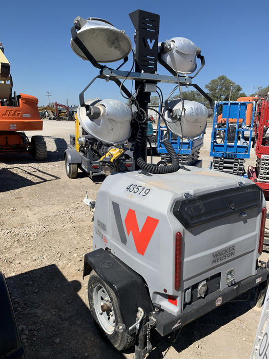 2019 Wacker Neuson LTV6L-MH Wacker Neuson LTV6L Mobile Light Tower w/Fuel Level Sensor Installed