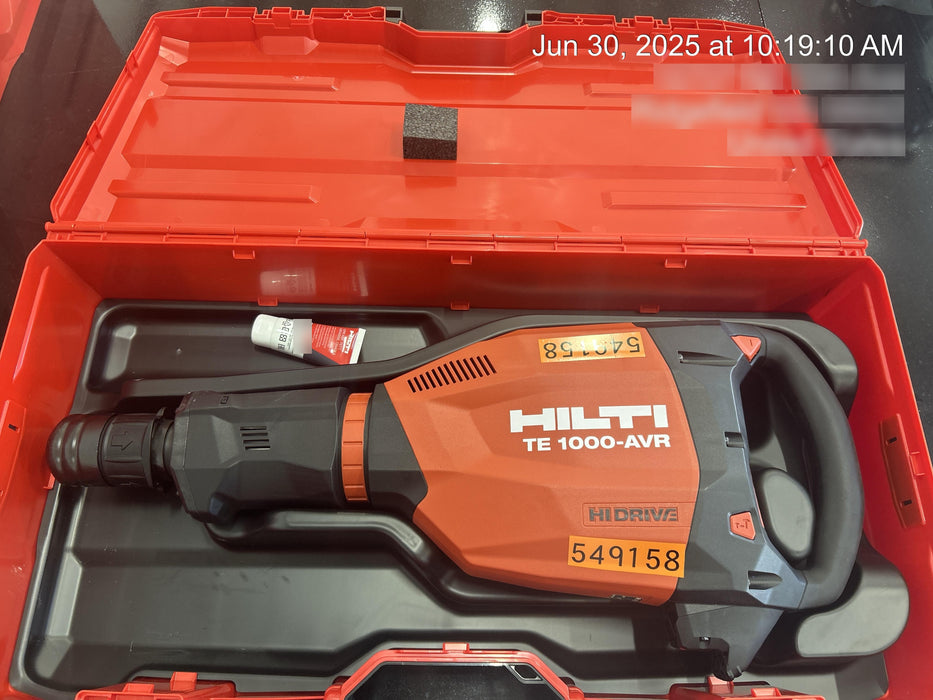 2025 HILTI TE 1000-AVR