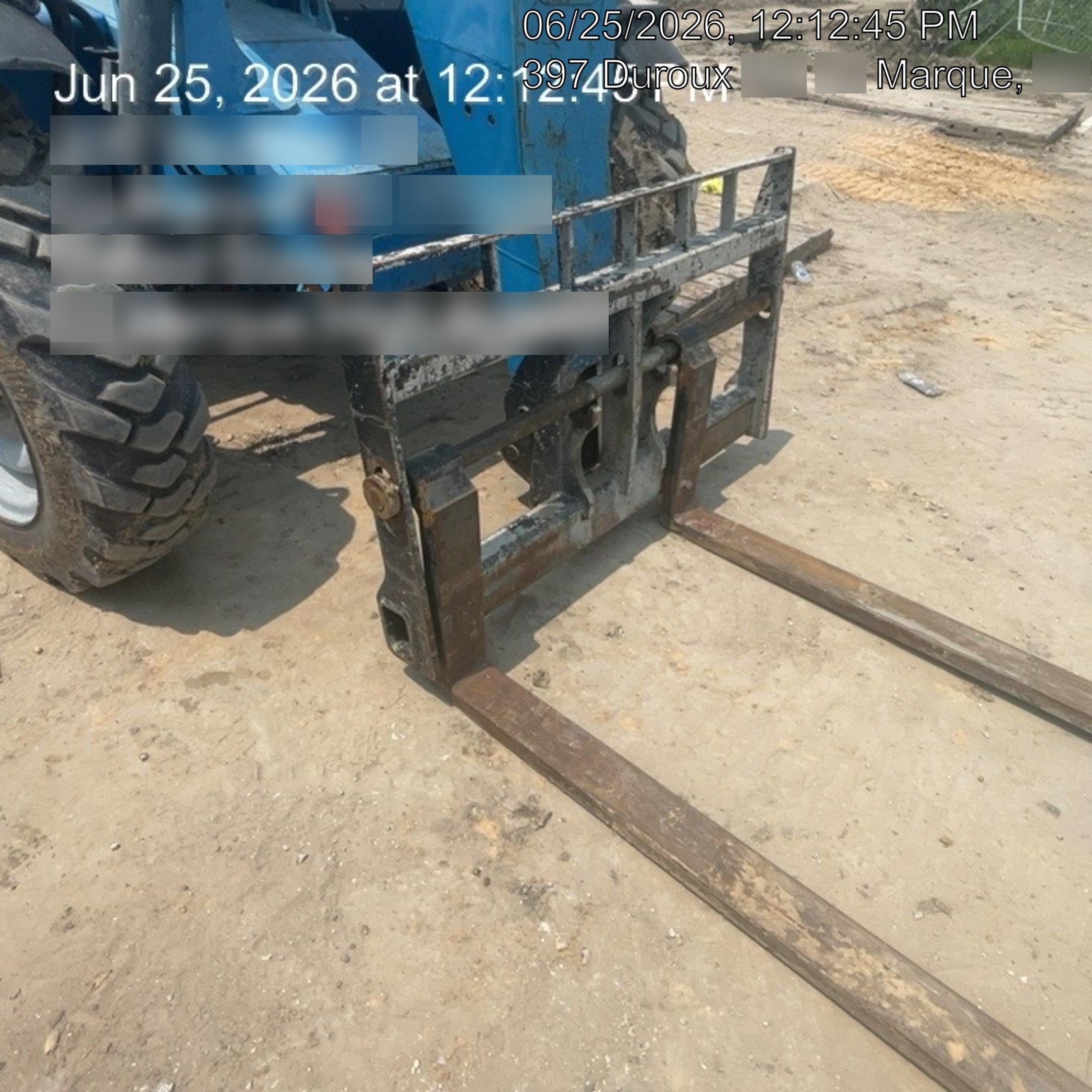 2018 Genie GTH-636 Genie GTH-636 w/Open ROPS, Solid Tires, Work Light/Beacon, 48" Carriage and Forks