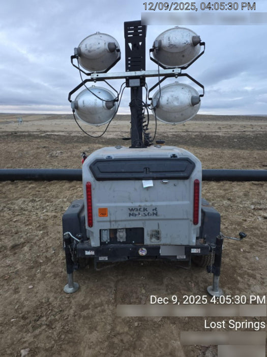 Wacker Neuson LTV6K-MH Wacker Neuson LTV6K Mobile Light Tower w/Fuel Level Sensor Installed