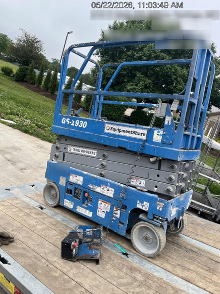 2019 Genie GS-1930 Fixed rails with chain Entry