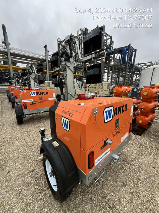 2024 Wanco WLTT-4MM4K Diesel, Deep Sea Controller, Shore Power Plug, Auto Start, (4) 350W LED Floodlights, 4kW Generator, 60 Gal Fuel Tank, 2" Ball, T3