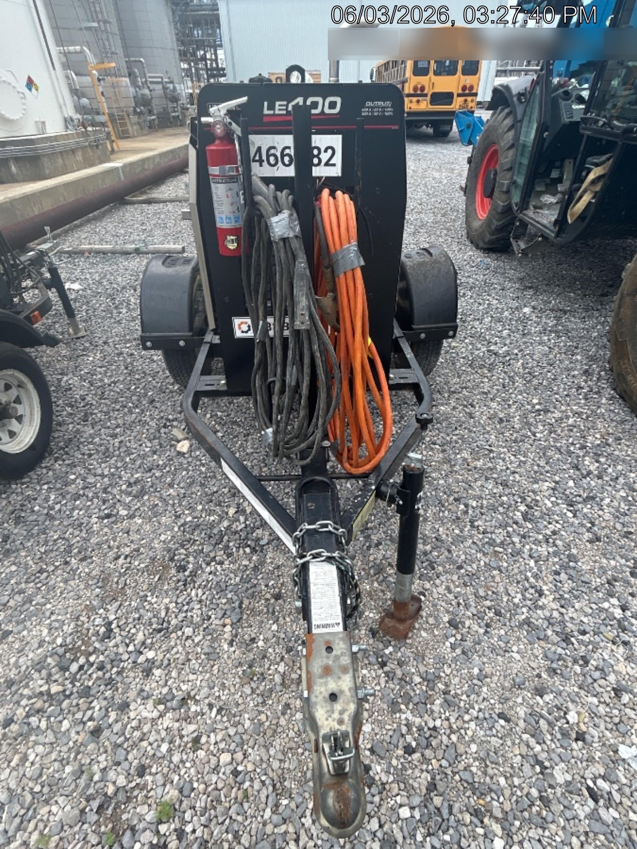 2024 Lincoln Electric LE400 Kubota V1505, Trlr, Cable Rack, Light Kit, ES Decals, T3