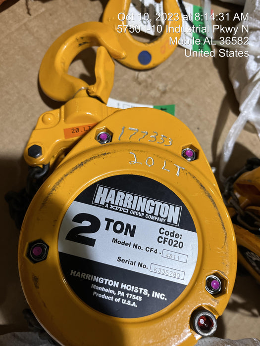 2021 HARRINGTON CF020-20