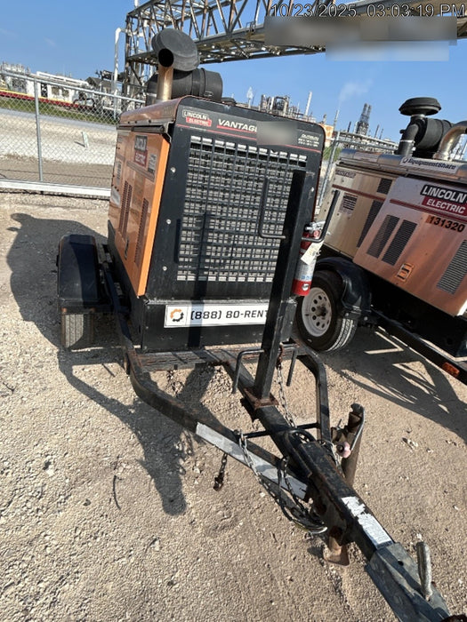 2021 Lincoln Electric Vantage 549X Ready Pak 3, ORANGE (includes trailer, cable rack, fender light kit)