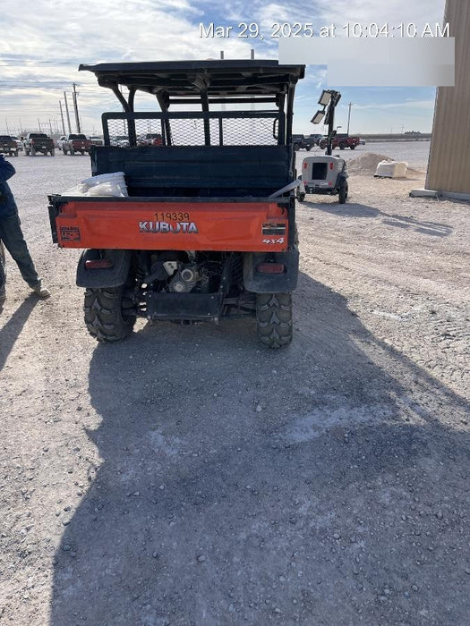 Kubota RTV-X1140W-H Canopy, 4-Seater, Diesel, Windshield Acrylic Clear, LED Strobe, Backup Alarm