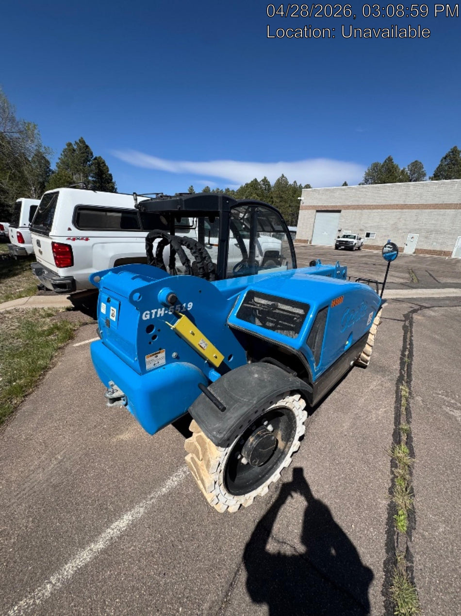2020 Genie GTH-5519 Cab/Heat/Air, Solid Tires, Work Lights, Beacon, Aux Hydraulics, Back up Alarm
