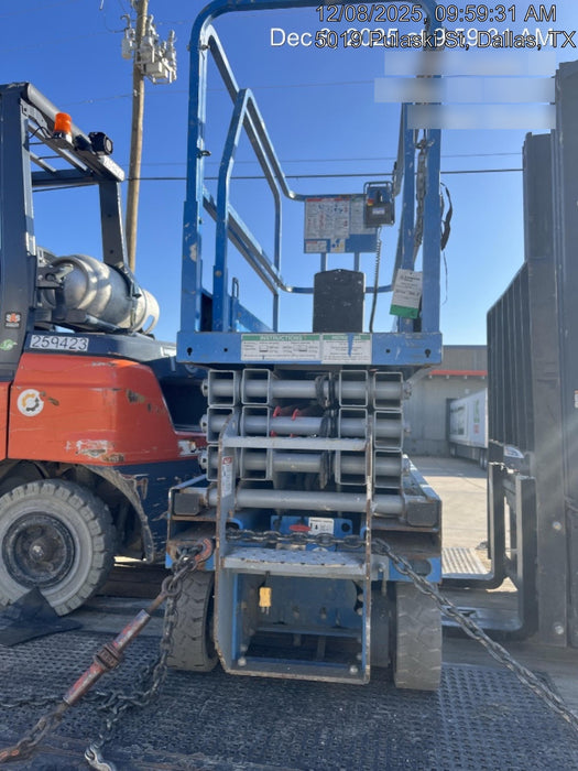 2019 Genie GS-1930 Fixed Rails with Chain Entry