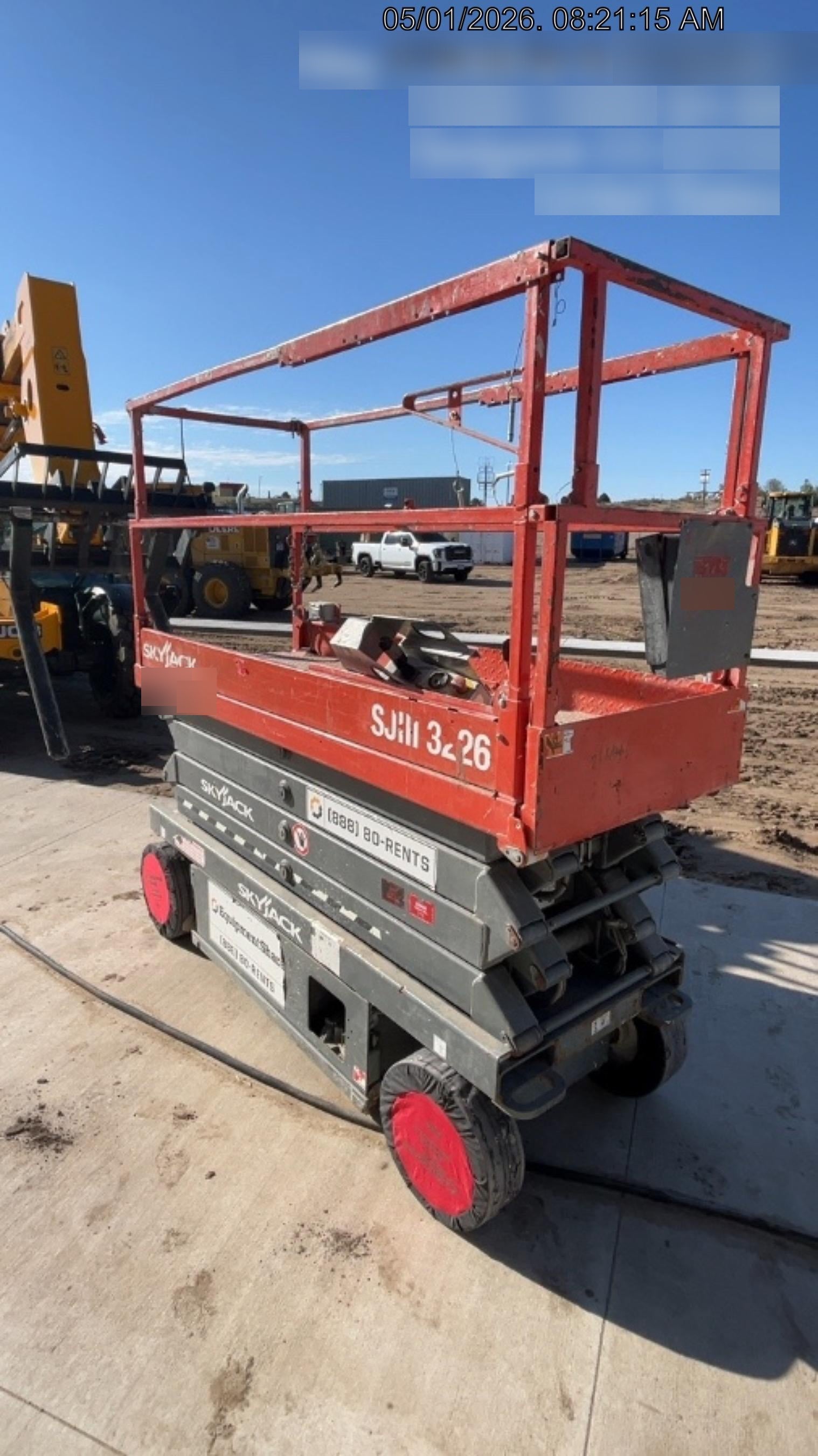 2019 Skyjack SJIII-3226 Standard Options