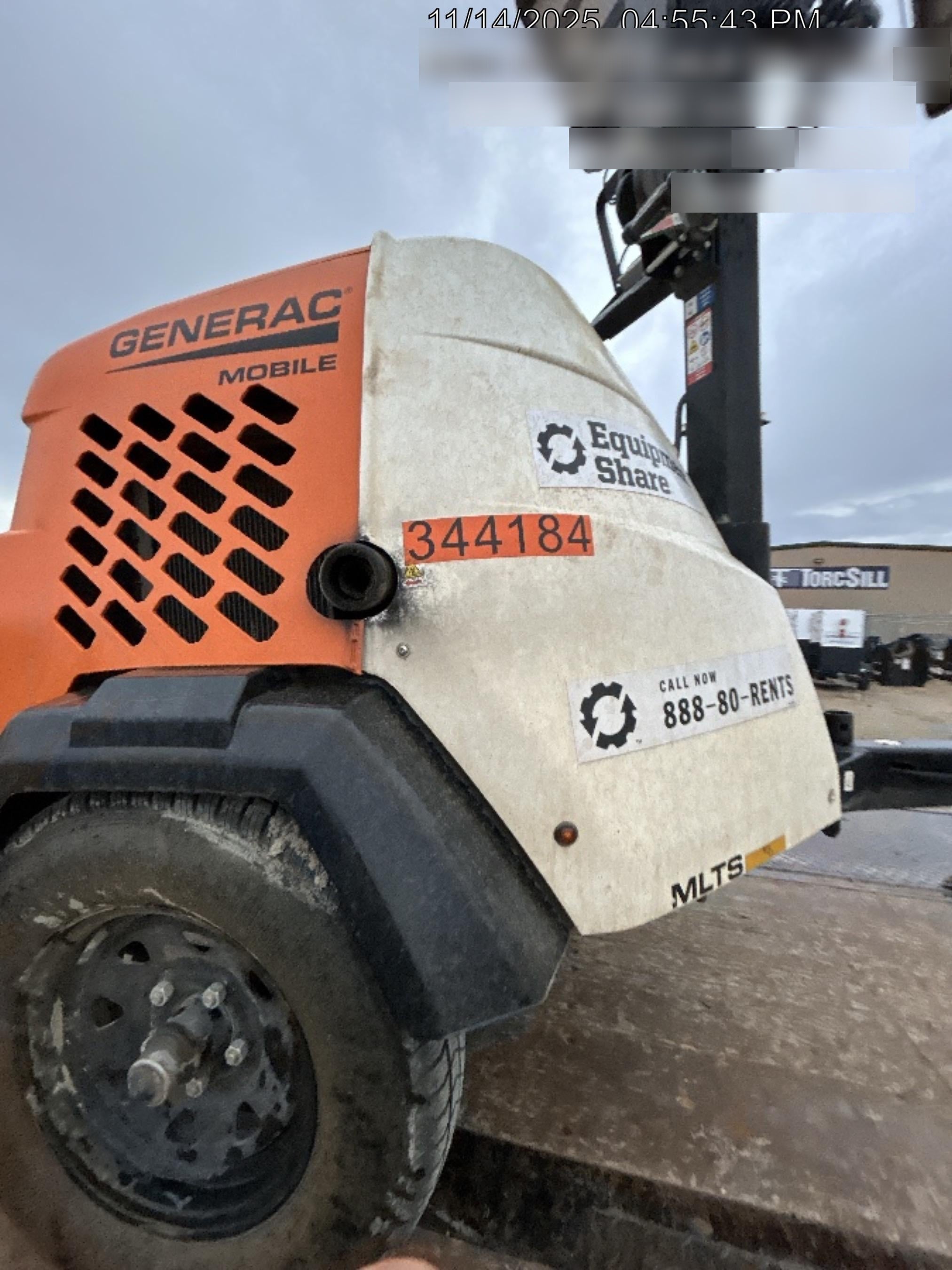 2023 Generac MLT2 Diesel, Flex Switch 120V Input, Powerzone Controller, (4) 320W LED Lights, 4kW Generator, 39.9 Gal Fuel Tank, 2" Ball, T3