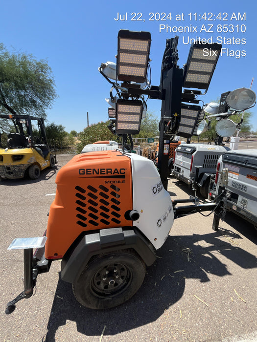 2024 Generac MLT2 Diesel, Flex Switch 120V Input, Powerzone Controller, 
(4) 320W LED Lights, 4kW Generator, 39.9 Gal Fuel Tank, 2" Ball, T3