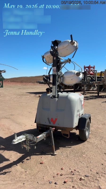 2018 Wacker Neuson LTV6L-MH Wacker Neuson LTV6L Mobile Light Tower w/Fuel Level Sensor Installed