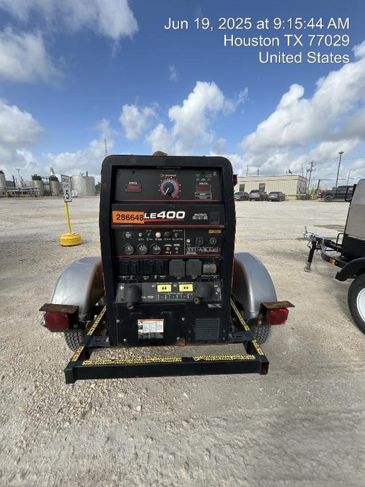 2022 Lincoln Electric LE400 Kubota V1505, Trlr, Cable Rack, Light Kit, ES Decals, T3