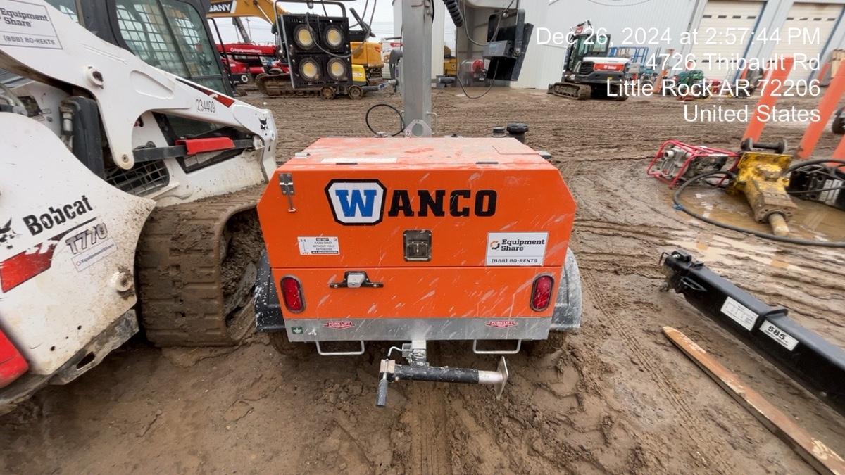 2024 Wanco WLTT-4MM4K Diesel, Deep Sea Controller, Shore Power Plug, Auto Start, (4) 350W LED Floodlights, 4kW Generator, 60 Gal Fuel Tank, 2" Ball, T3