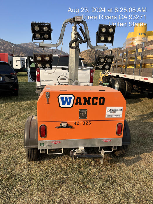 2024 Wanco WLTT-4MM4K Diesel, Deep Sea Controller, Shore Power Plug, Auto Start, (4) 350W LED Floodlights, 4kW Generator, 60 Gal Fuel Tank, 2" Ball, T3