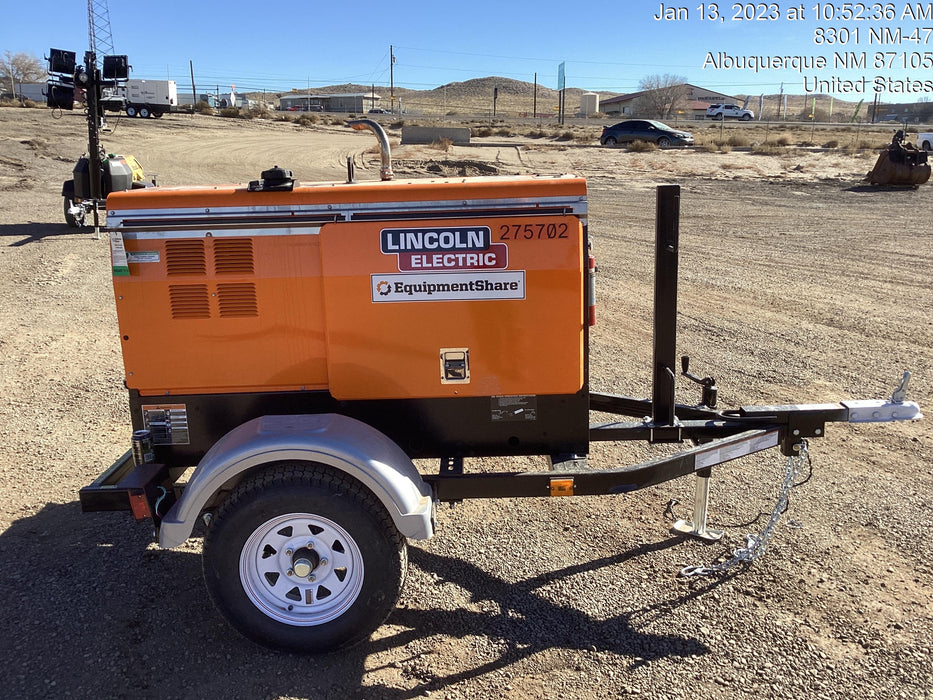 2022 Lincoln Electric LE400 Kubota V1505, Trlr, Cable Rack, Light Kit, ES Decals, T3