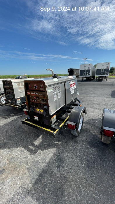 2024 Lincoln Electric LE400 Kubota V1505, Trlr, Cable Rack, Light Kit, ES Decals, T3