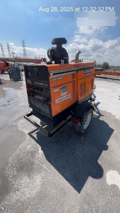 2021 Lincoln Electric Vantage 549X Ready Pak 3, ORANGE (includes trailer, cable rack, fender light kit)