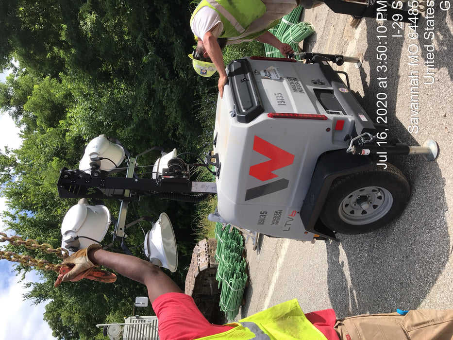 2018 Wacker Neuson LTV6L-MH Wacker Neuson LTV6L Mobile Light Tower w/Fuel Level Sensor Installed