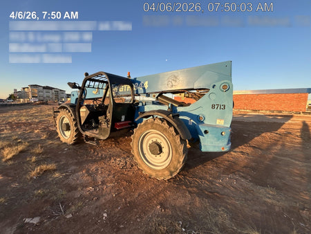 2018 Genie GTH-844 Genie GTH-844D w/Open ROPS, FF Tires, Work Light/Beacon, 60" Carriage and Forks