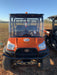 2022 Kubota RTV-X1140W-H Plastic Canopy, Windshield Acrylic Clear, LED Strobe Light, Wire Harness Kit, Back up Alarm