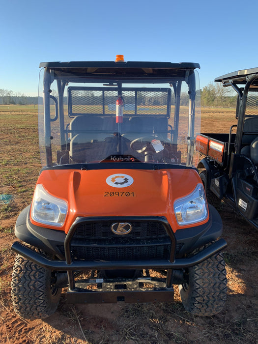 2022 Kubota RTV-X1140W-H Plastic Canopy, Windshield Acrylic Clear, LED Strobe Light, Wire Harness Kit, Back up Alarm