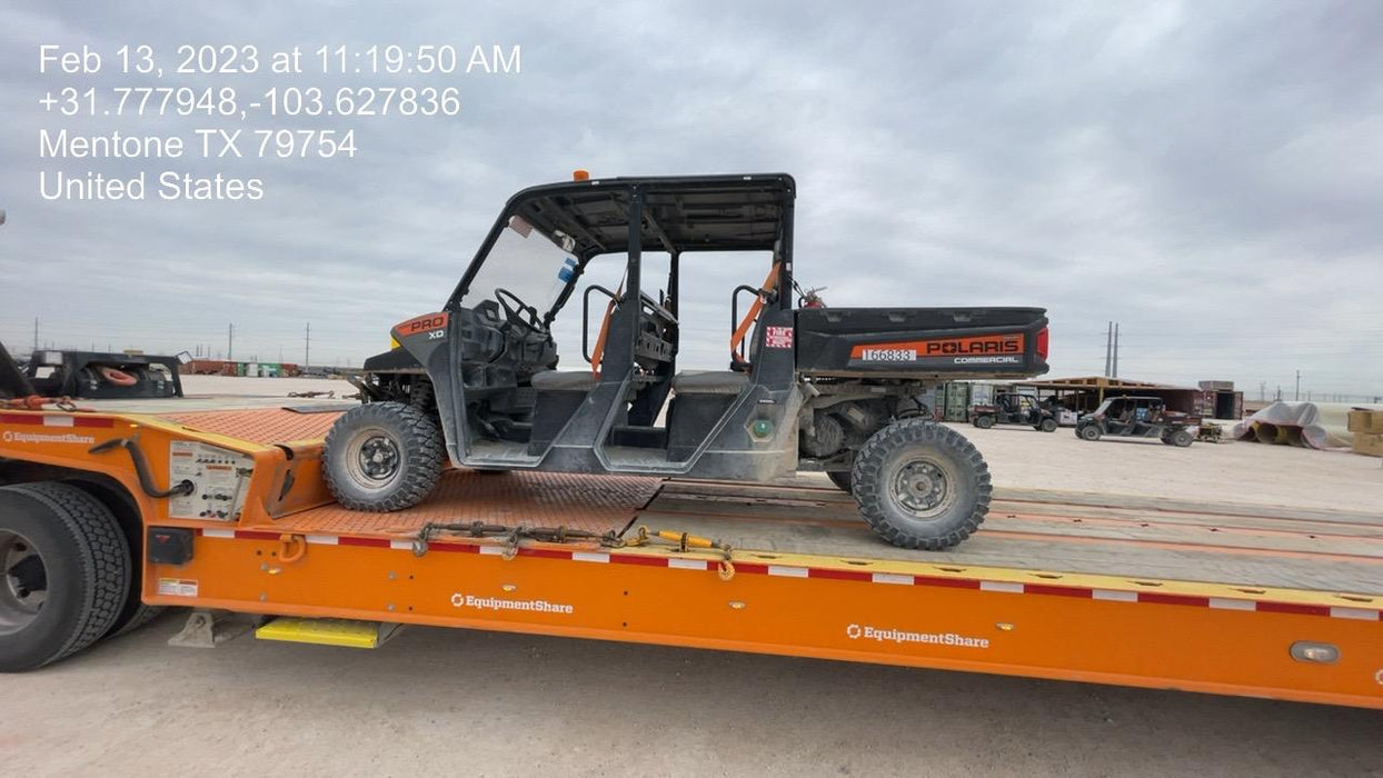 2021 Polaris Pro XD 4000D AWD Canopy, Diesel, 4-6 Passenger, LED Strobe, Rearview Mirror