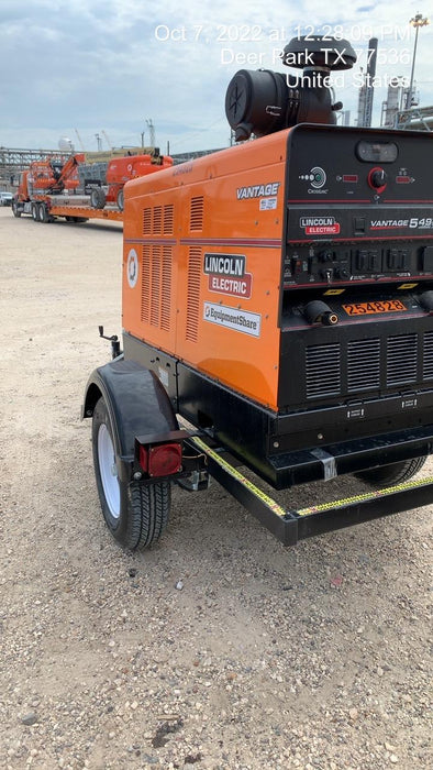 2022 Lincoln Electric Vantage 549X Crosslink Technology, Trailer Mounted, ES Decals, T3