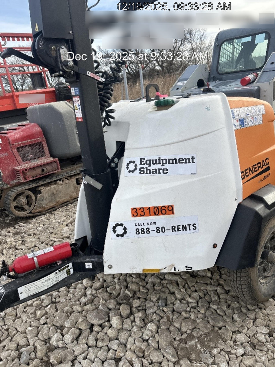 2023 Generac MLT2 Diesel, Flex Switch 120V Input, Powerzone Controller, (4) 320W LED Lights, 4kW Generator, 39.9 Gal Fuel Tank, 2" Ball, T3