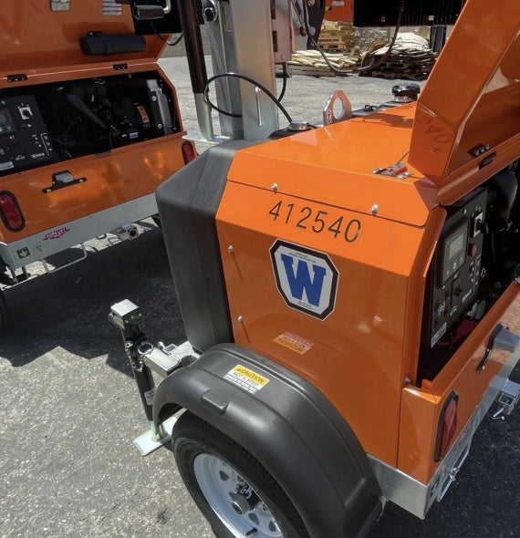 2024 Wanco WLTT-4MM4K Diesel, Deep Sea Controller, Shore Power Plug, Auto Start, (4) 350W LED Floodlights, 4kW Generator, 60 Gal Fuel Tank, 2" Ball, T3