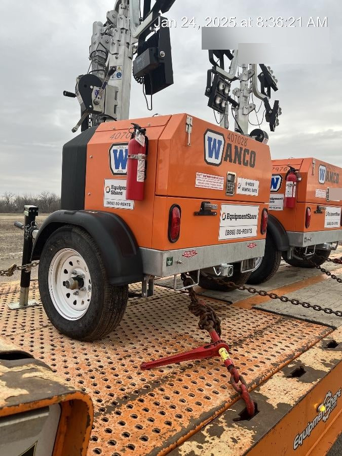 2024 Wanco WLTT-4MM4K Diesel, Deep Sea Controller, Shore Power Plug, Auto Start, (4) 350W LED Floodlights, 4kW Generator, 60 Gal Fuel Tank, 2" Ball, T3
