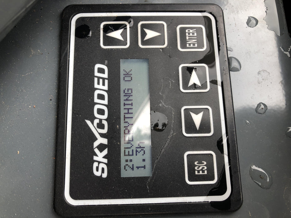 2020 Skyjack SJIII-3226 Solid NM Tires, Half height spring hinged entry gate, Dual Beacons