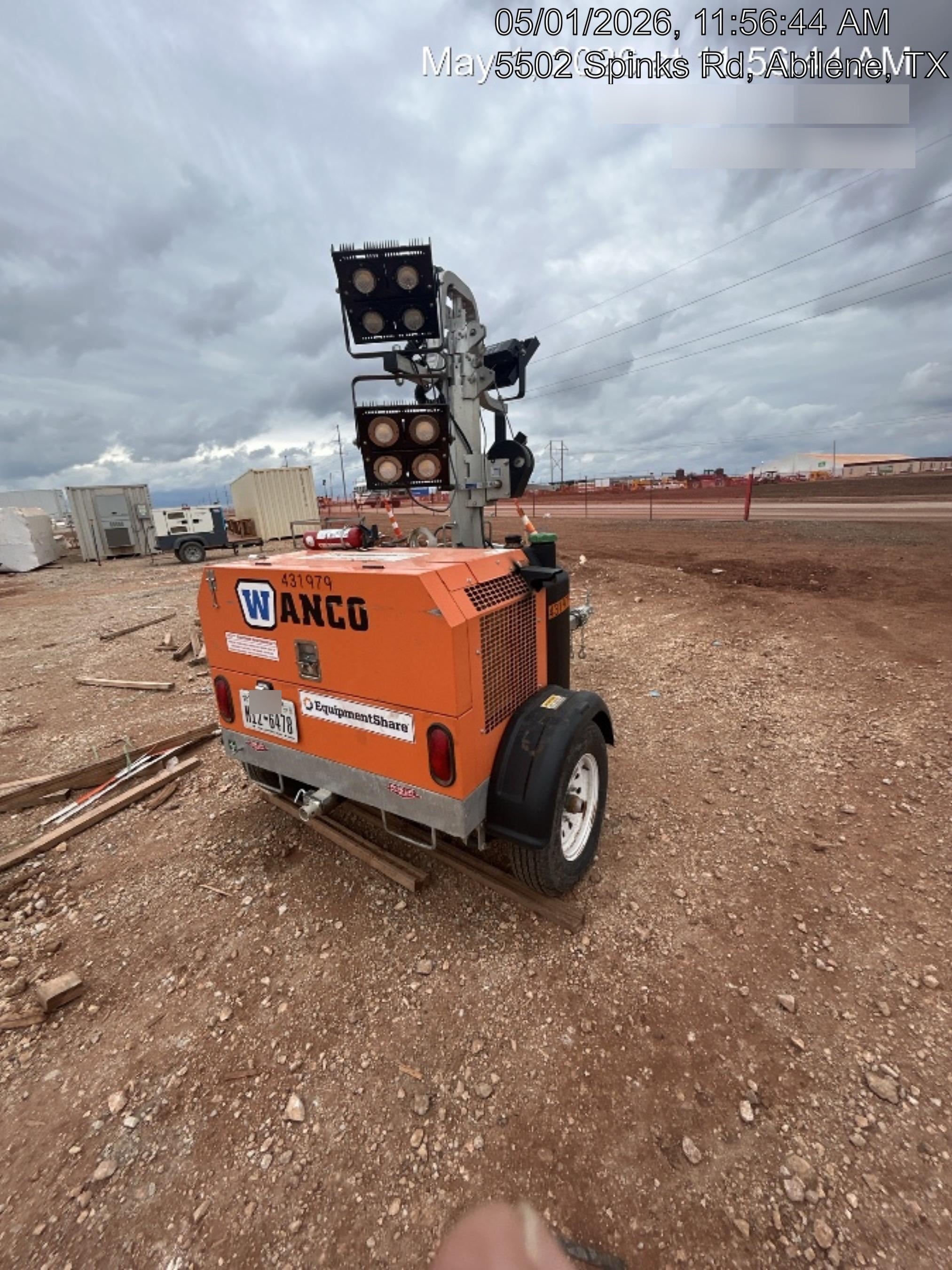 2024 Wanco WLTT-4MM4K Diesel, Deep Sea Controller, Shore Power Plug, Auto Start, (4) 350W LED Floodlights, 4kW Generator, 60 Gal Fuel Tank, 2" Ball, T3