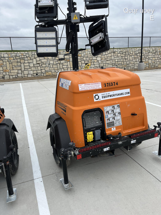 2023 Generac MLT2 Diesel, Flex Switch 120V Input, Powerzone Controller, 
(4) 320W LED Lights, 4kW Generator, 39.9 Gal Fuel Tank, 2" Ball, T3