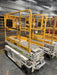 Custom Equipment HB-1430 <ul>
 <li>Hy-Brid Scissor Lift</li>
  <li>Platform capacity up to 670 lbs.</li>
  <li>Working height up to 20 ft</li>
  <li>Weighs under 1,700 lbs.</li>
  <li>Non-marking wheels </li>
</ul>